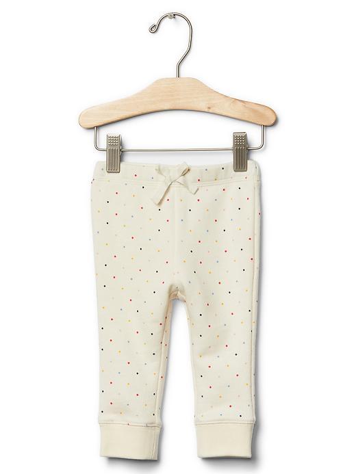 Gap Rainbow Dot Bow Pants - Ivory Frost