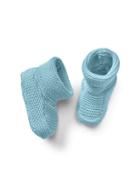 Gap Knit Booties - Turquoise