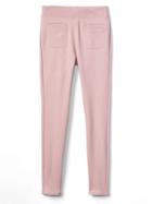Gap Women Patch Pocket Ponte Pants - Pink Standard