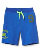 Gap Beachside Pull On Slub Shorts - Bristol Blue