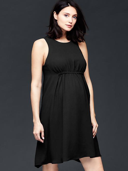 Gap A Line Tank Dress - True Black