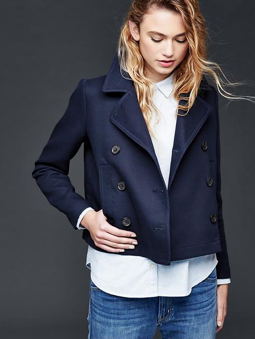 Gap Women Crop Peacoat - True Indigo