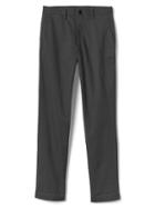 Gap Men Classic Stretch Straight Fit Khakis - Soft Black