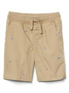 Gap Print Pull On Shorts - Cargo Khaki