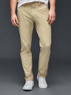 Gap Men Performance Slim Fit Khakis - Iconic Khaki