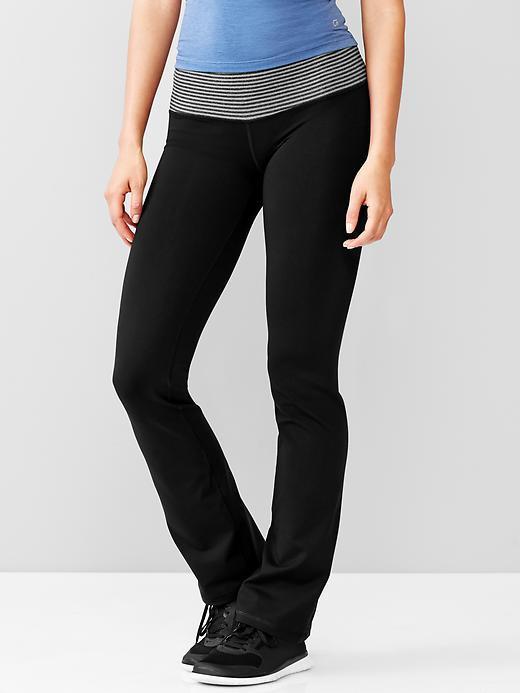 Gap Women Gapfit Gdance Pants - Gray Stripe