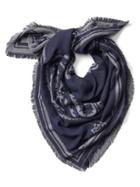 Gap Women Paisley Oversize Scarf - Dark Night