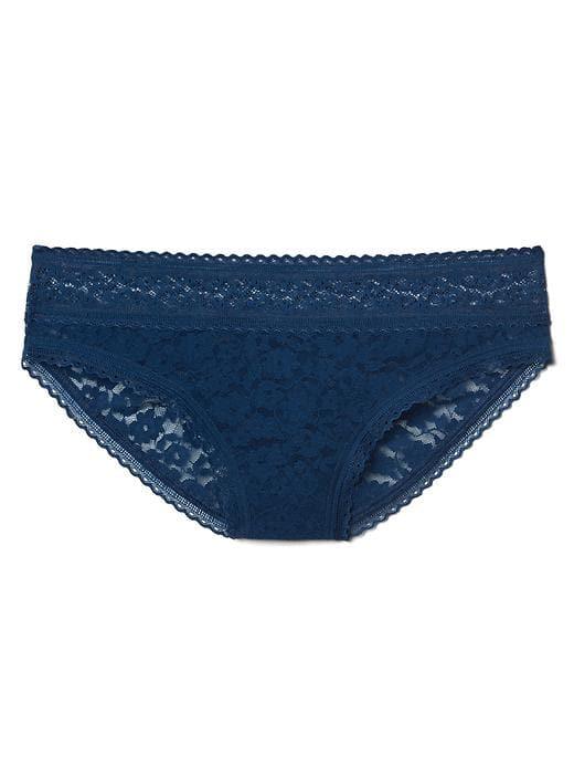 Gap Women Super Soft Lace Bikini - Royal Teal