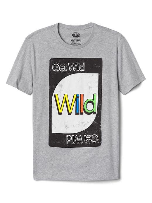 Gap Men Graphic Short Sleeve Tee - Uno Wild Card