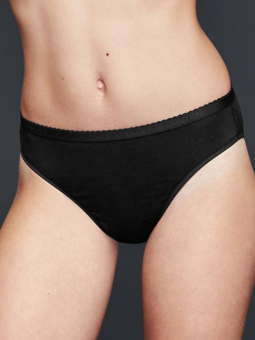 Gap Women High Cut Bikini - True Black