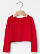 Gap Knit Short Cardigan - Holly Berry