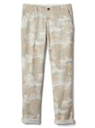 Gap Women Floral Girlfriend Chino - Camo Print
