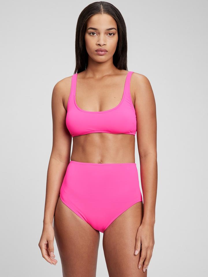 Recycled Scoopneck Bikini Top