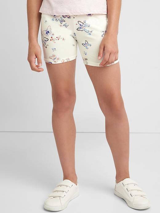 Gap Print Stretch Jersey Cartwheel Shorts - New Off White