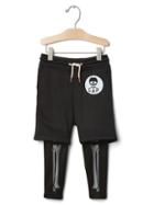 Gap Skeleton Crawler Short Leggings - True Black