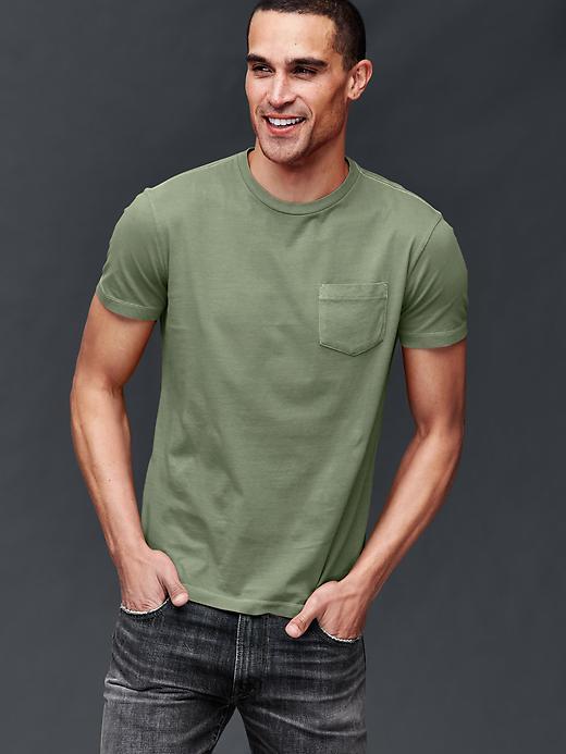 Gap Men Vintage Wash T Shirt - Desert Cactus