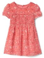 Gap Floral Smocked Ruffle Dress - Primrose