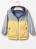 Gap Reversible Colorblock Windbreaker Jacket - Cool Grey
