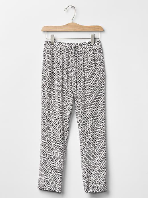 Gap Print Soft Pants - Ivory Frost