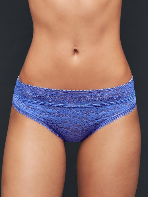 Gap Women Soft Lace Bikini - Periwinkle Plus