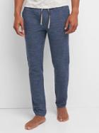 Gap Men Double Face Lounge Pants - Navy Heather