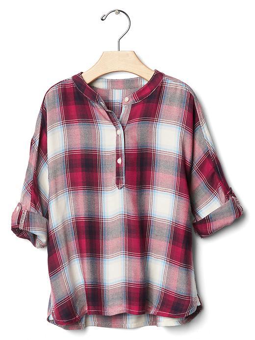 Gap Babygap + Pendleton Convertible Henley Tunic - Red Plaid