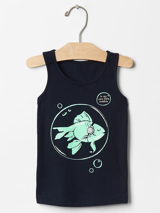 Gap Boardwalk Graphic Tank - Blue Galaxy