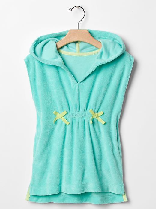 Gap Cozy Beach Cover Up Hoodie - Aqua Tide