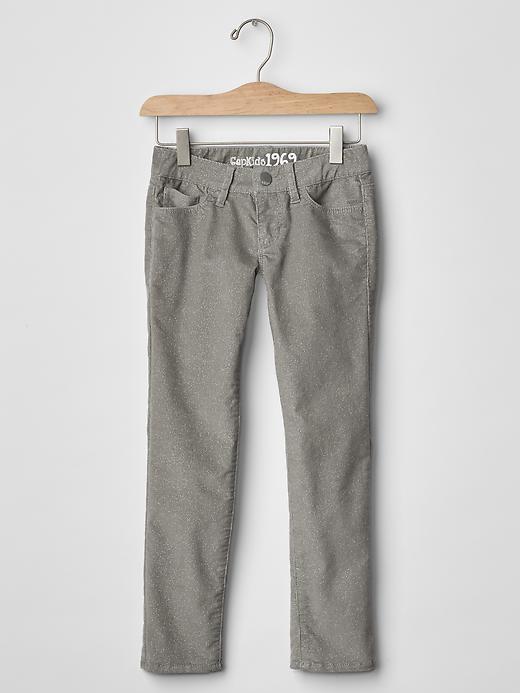 Gap 1969 Sparkle Super Skinny Cords - Oxide Grey