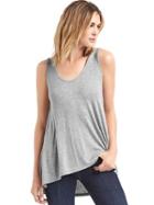 Gap Ribbed Modal Swing Tank - Medium Grey Heather