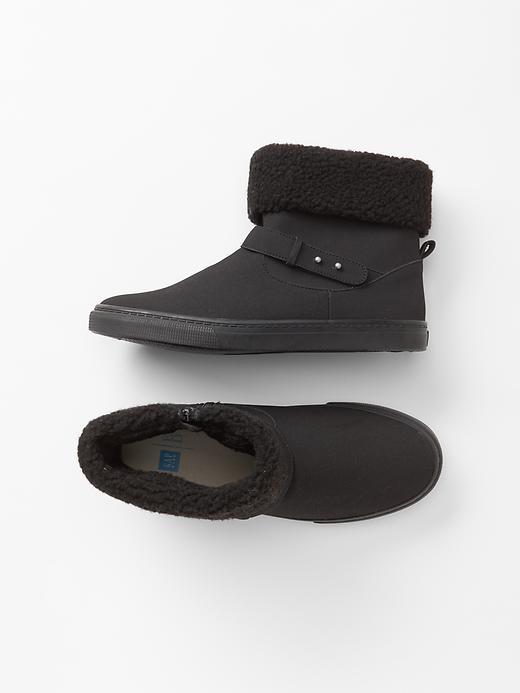 Gap Gapkids X Ed Sherpa Lined Booties - True Black