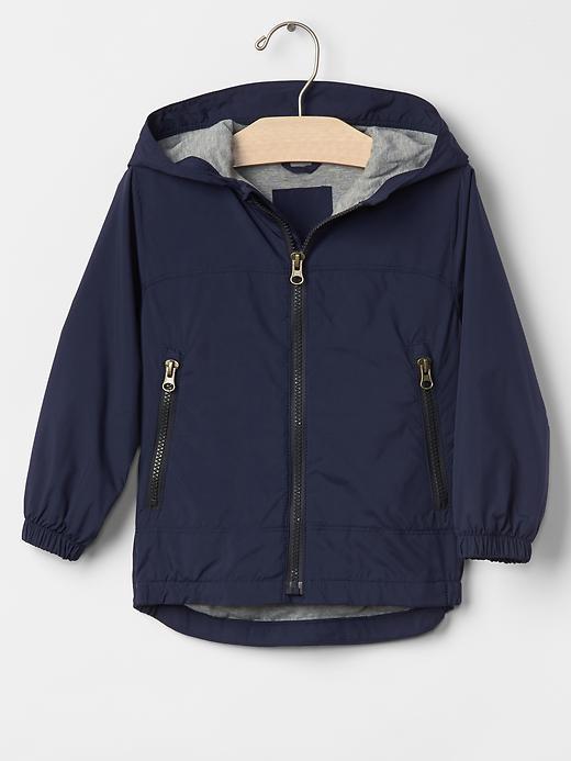 Gap Jersey Lined Windbreaker - Elysian Blue