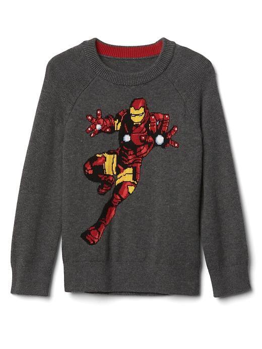 Gap Mad Engine Iron Man Sweater - Heather Grey