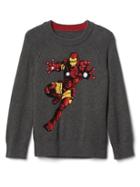 Gap Mad Engine Iron Man Sweater - Heather Grey