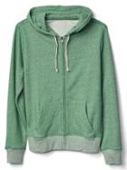 Gap Men French Terry Zip Hoodie - French Green Heather