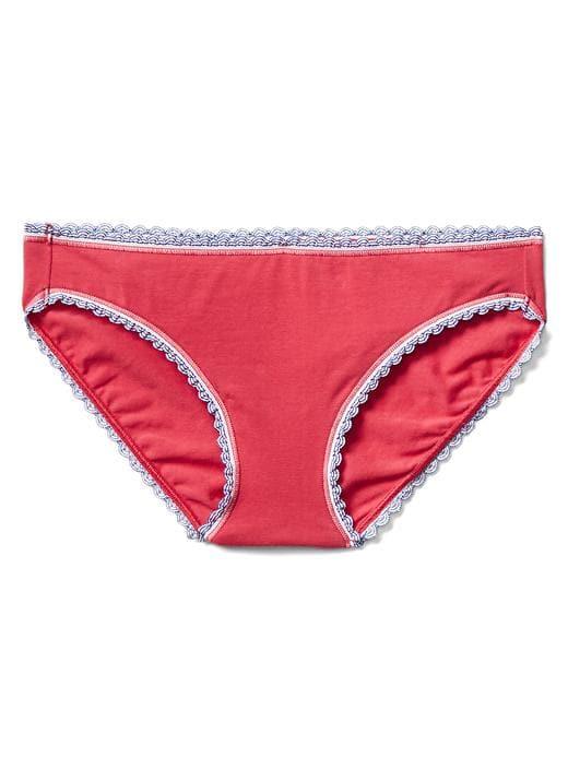 Gap Women Print Low Rise Bikini - Watermelon