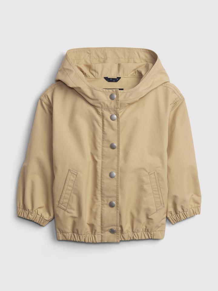 Toddler Hooded Khaki Jacket