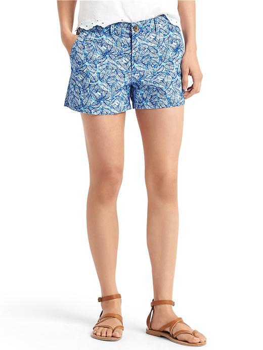 Gap Print Summer Shorts - Blue Palm