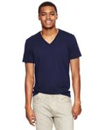 Gap The New V Neck T Shirt - Raw Indigo