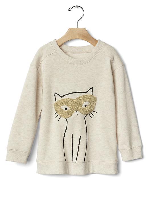 Gap Halloween Sweatshirt Tunic - Oatmeal Heather
