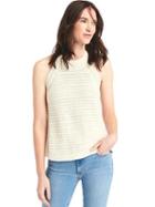 Gap Women Soft Ribbed Halter Tank - Snow Cap