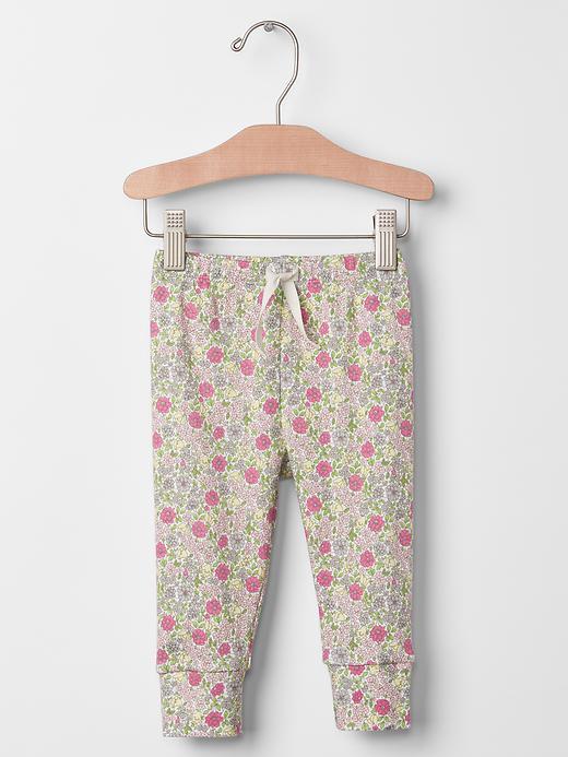 Gap Print Banded Pants - Pink Floral