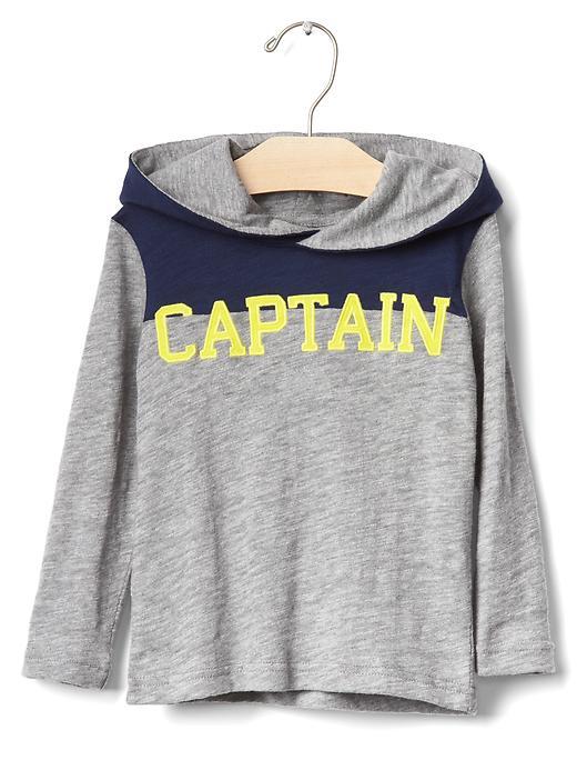 Gap Athletic Colorblock Hoodie - Grey Heather