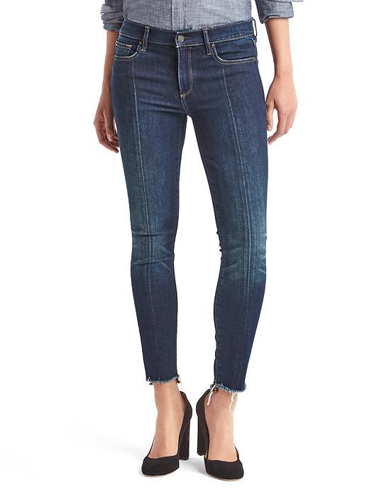 Gap Women Stretch 1969 True Skinny Ankle Jeans - Dark Indigo