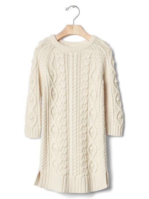 Gap Cable Knit Sweater Dress - Off White