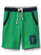 Gap Logo Patch Pull On Shorts - Parrot Green