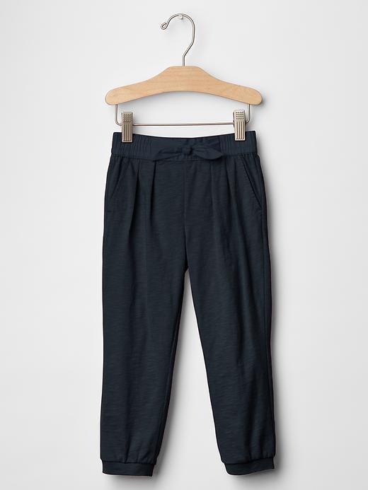 Gap Knot Bow Joggers - Midnight Fog