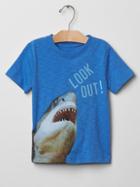 Gap Graphic Crew Tee - Tile Blue