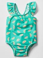 Gap Fishy Flutter Swim One Piece - Bright Lake