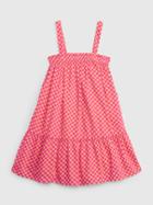 Kids Checkered Tiered Tank Dress